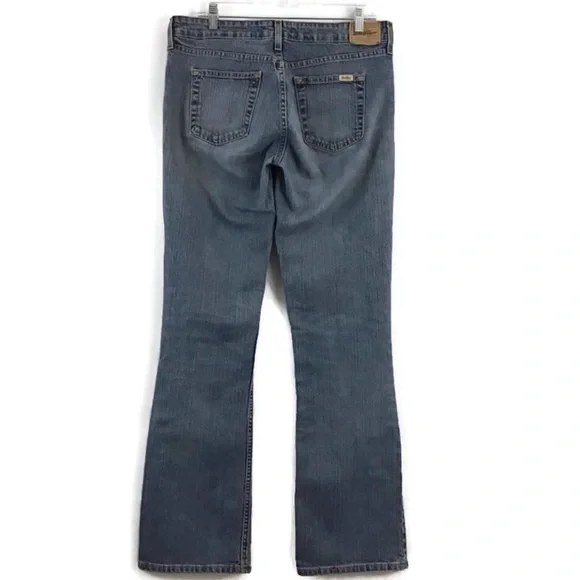 LEVIS WOMEN STRETCH LOW RISE BOOT CUT JEANS SIZE 10 LONG - Picture 2 of 6